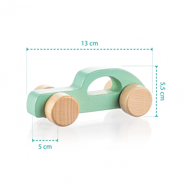 Wooden Sports Car Toy - Mint