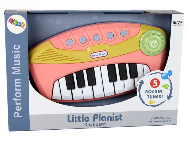 Interactive Pink Piano Little Pianist