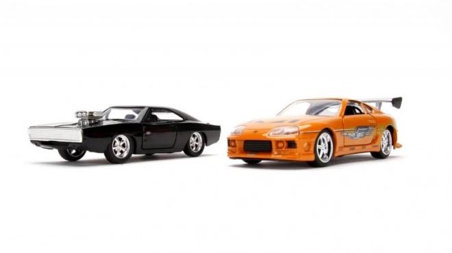 Fast and Furious Twin Pack Toyota Supra and Dodge Charger 1:32