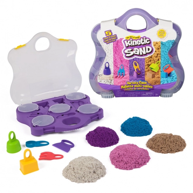 Kinetic Sand Variety Case with Accessories