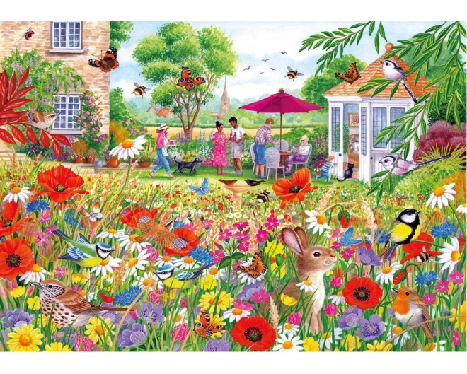 Gibsons wildflower garden puzzle 500 pieces