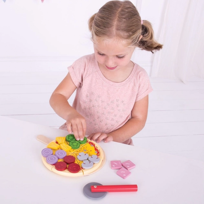 Wooden Pizza Cutting Set