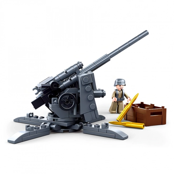 Sluban WW2 Anti-Aircraft Cannon Building Set