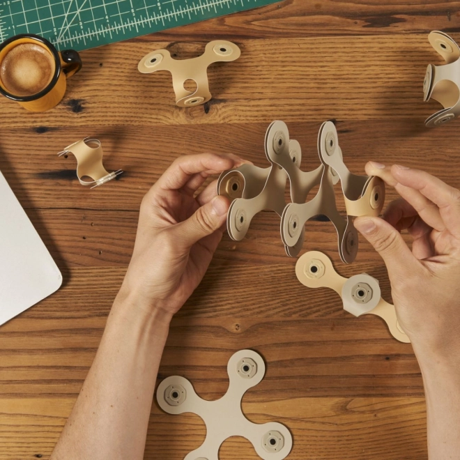 Clixo Magnetic Designer Block Set Beige