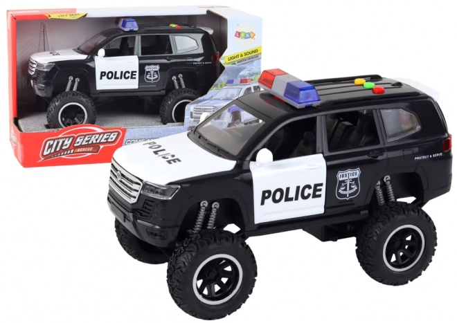 Police Off-Road Vehicle with Opening Doors and Lights
