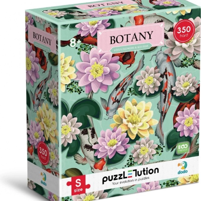 Puzzel Botanica: Lotusbloemen en koi karpers 350 stukjes