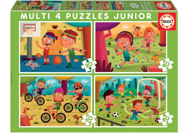 Educa Progressive Sports Puzzle Set