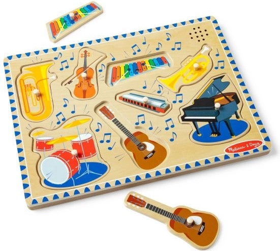 Geluidpuzzel - Muziekinstrumenten