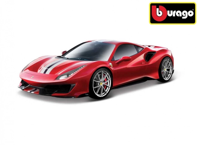 die-cast model ferrari 488 pista red