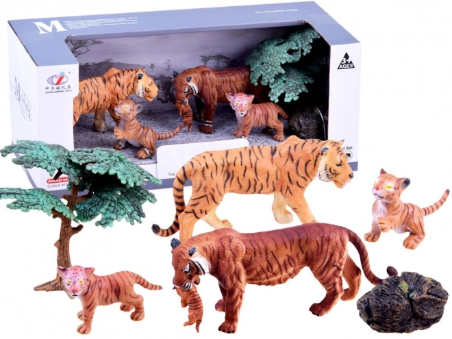 Safari Animal Figures Set with Leopard – A