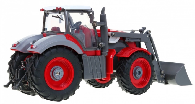 Remote Control Tractor with Trailer for Kids 3+ - Red and Green