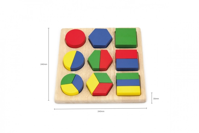 Wooden Puzzle - Colors and Shapes