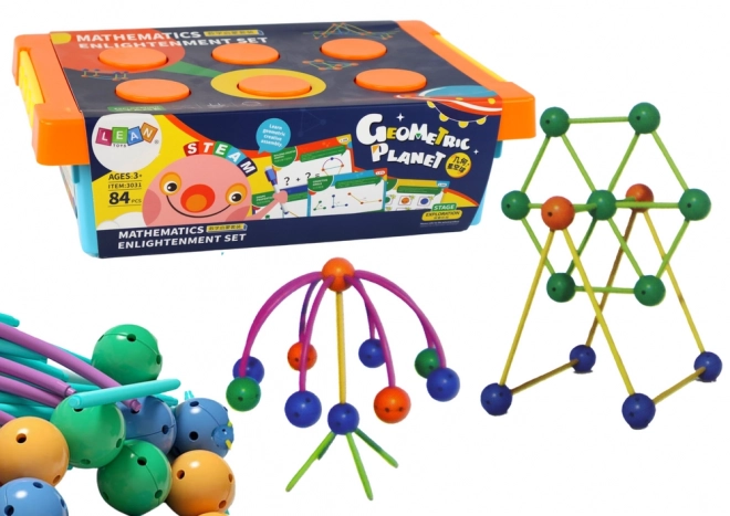 Geometric Planet Construction Blocks Set