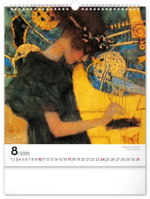 Wall Calendar Gustav Klimt 2025