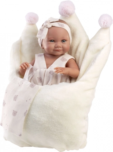 Llorens NEW BORN girl realistic doll with vinyl body