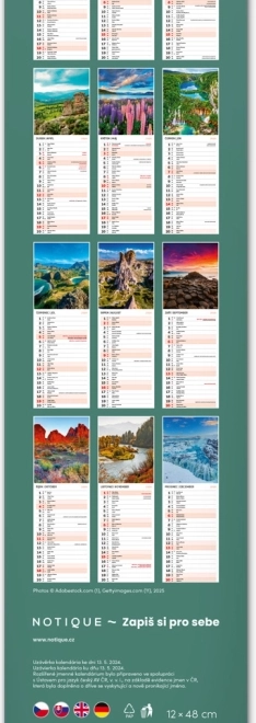 Muurkalender Landschap 2026