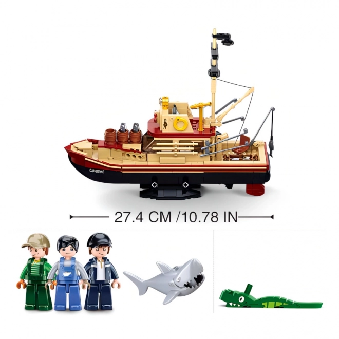 Fisherman's Boat Catherine Building Set