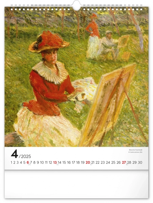 Claude Monet 2025 Wall Calendar