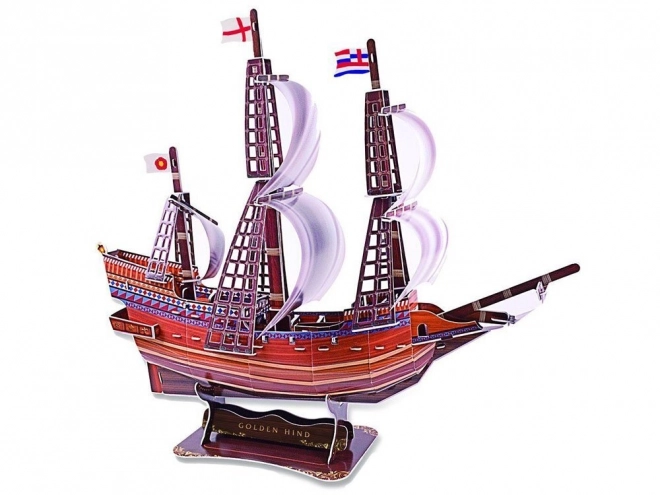 3D Puzzle Ship Golden Hind