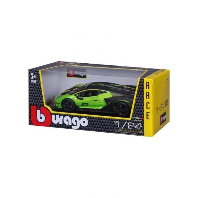 Bburago Lamborghini Essenza SCV12 Green Model Car