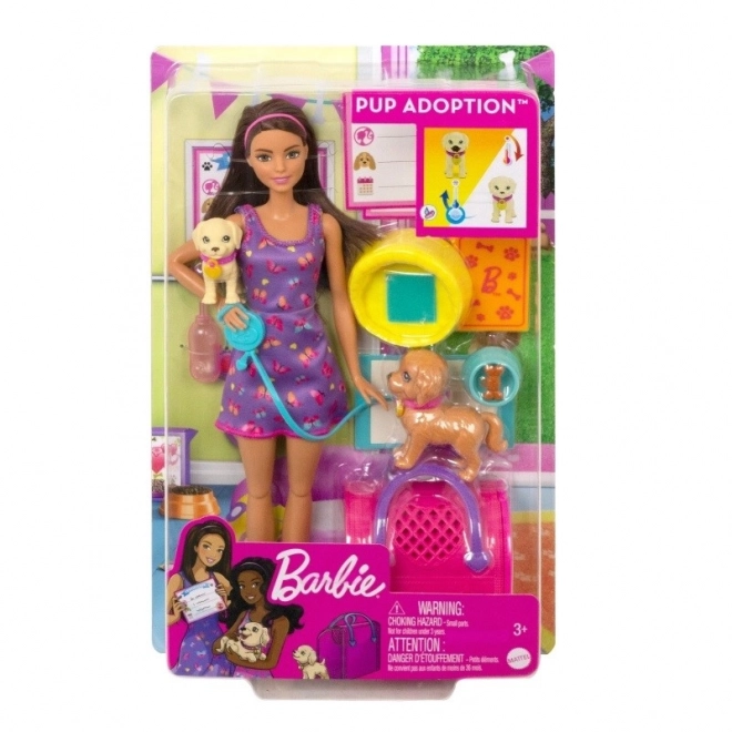 Barbie Puppy Adoption Play Set