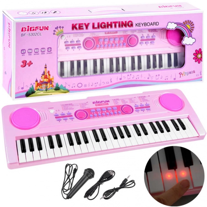 BigFun Illuminated Keys Keyboard for Kids