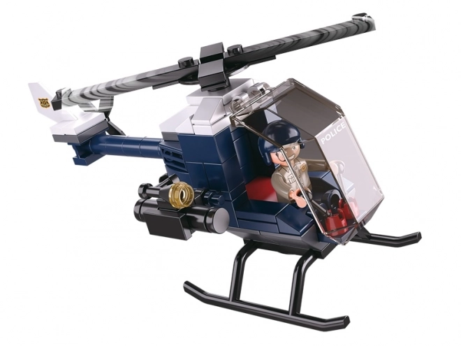 Sluban Police Helicopter Building Set