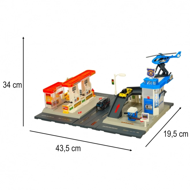 Parking Police Station Playset