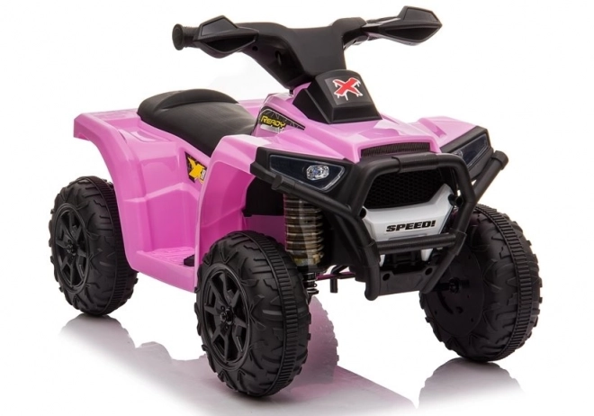 Pink Electric Ride-On Quad Bike