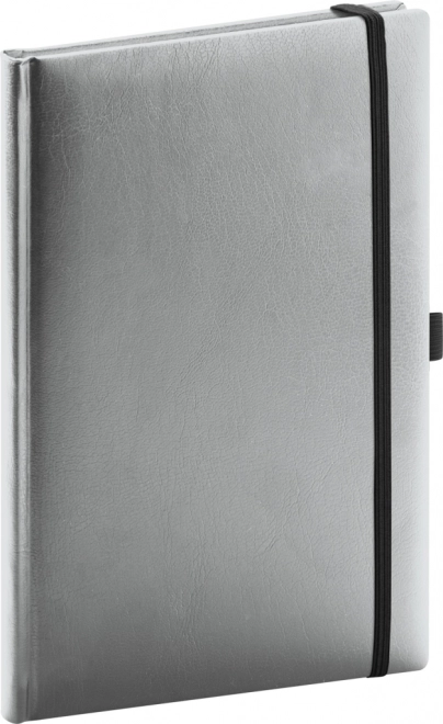 Notique Lined Notebook Silver Balacron