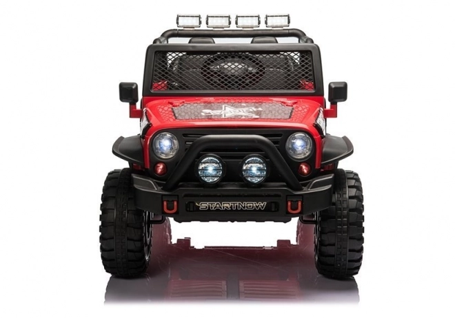 Red Battery-Powered Ride-On Vehicle