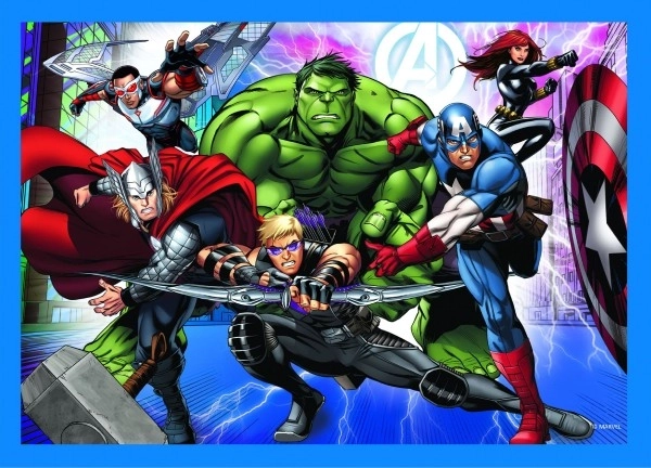 Brave Avengers 4 in 1 Puzzle by Trefl