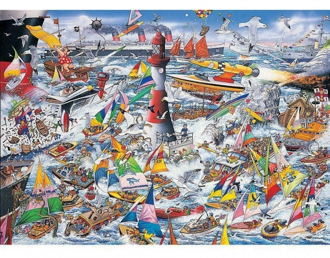 I Love Boats 1000 Piece Puzzle