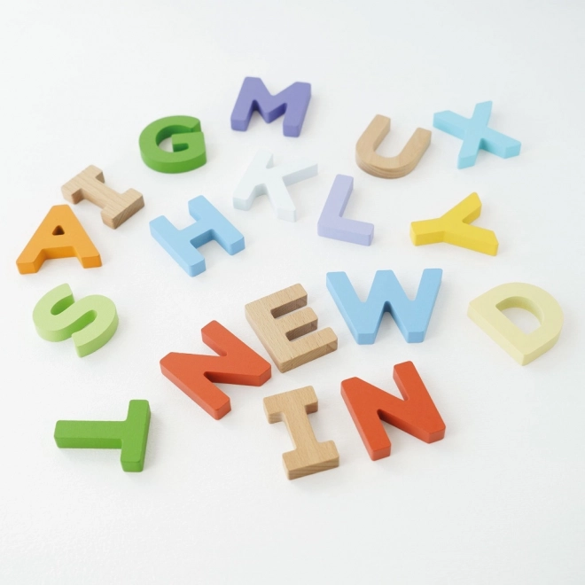 Alphabet Letters in Cotton Bag