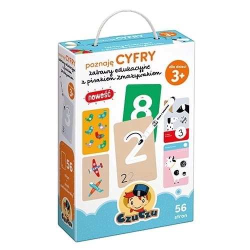 Educational Set Learning Numbers with Erasable Marker