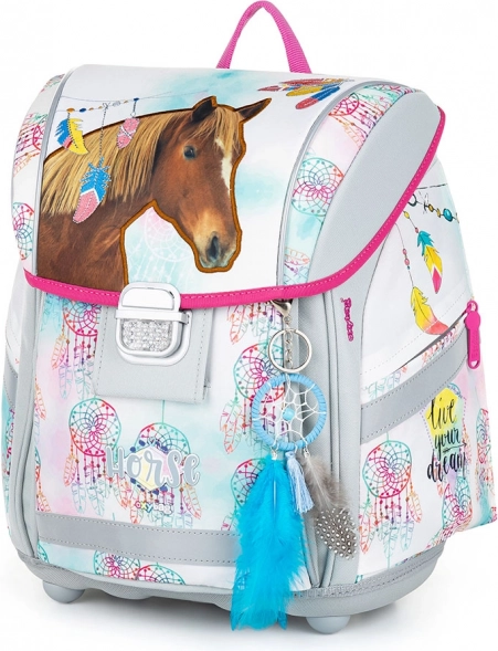 School Backpack Premium Light with Horse Design