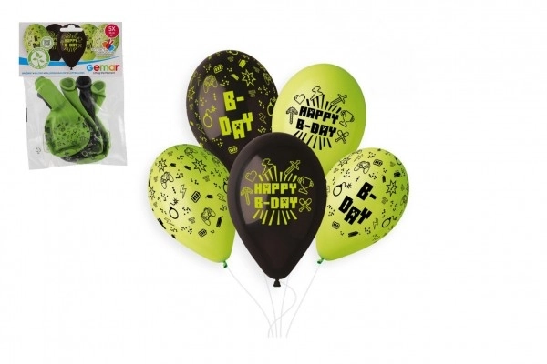 Inflatable Balloons with Minecraft Print