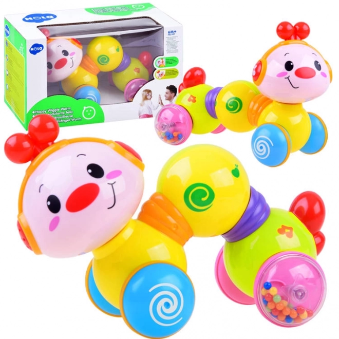 Interactive Colorful Crawling Caterpillar Toy