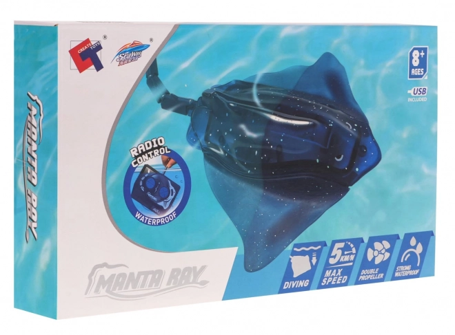 Remote Control Blue Stingray Toy