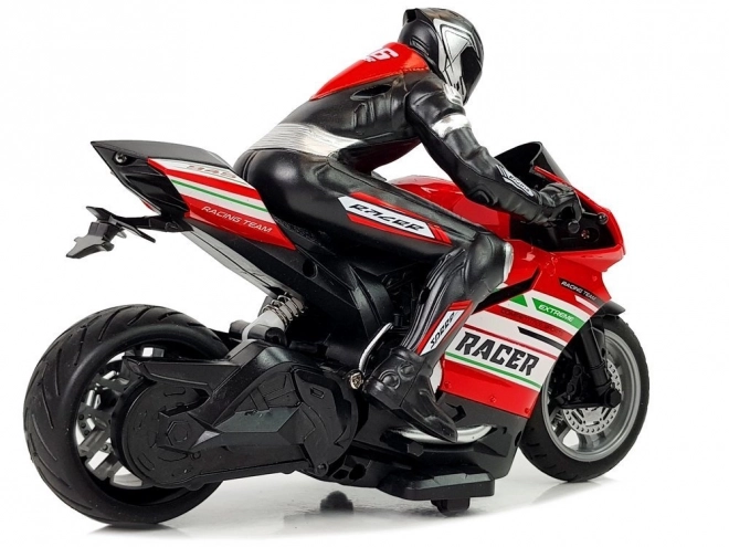 Remote Controlled Sport Motorcycle Red