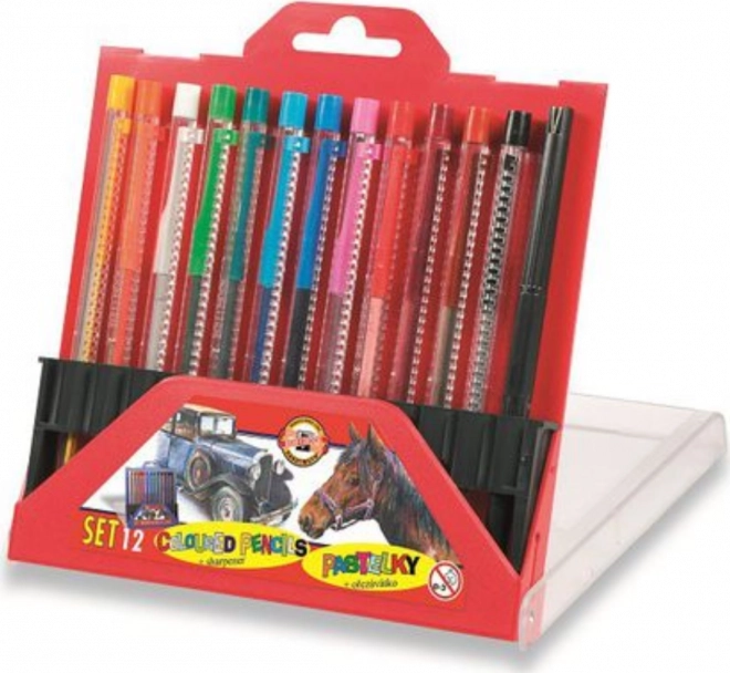 Koh-i-noor Mechanical Colored Pencils 12 pcs - Red