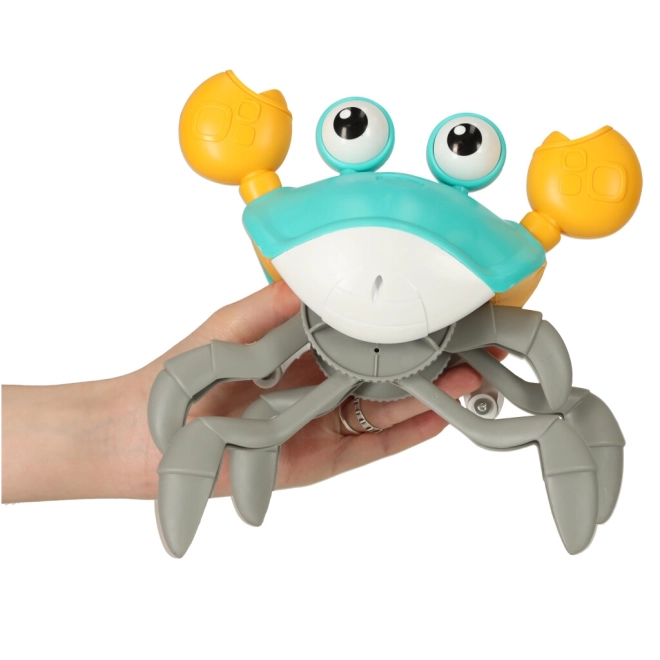 Interactive Crawling Crab Toy with Sound – Blue