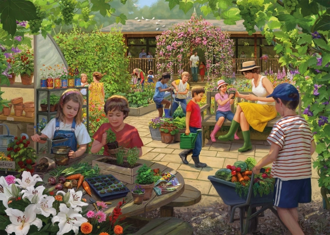 Falcon Puzzle Vegetable Garden 1000 Pieces