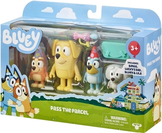 Bluey 4-csomag figura készlet