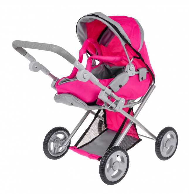 Pink 2-in-1 Doll Stroller