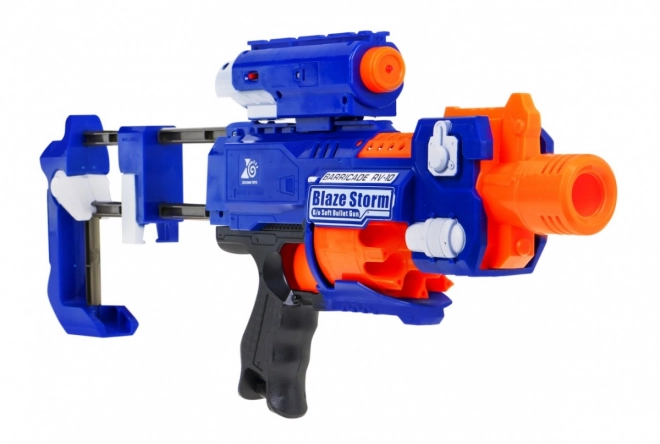 Blaze Storm Child Toy Gun with Foam Bullets and Laser Sight