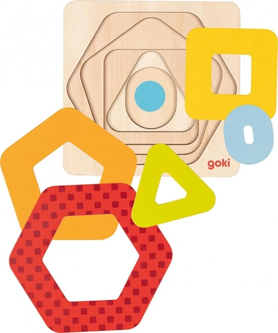 Goki Multilayer Geometric Shape Puzzle