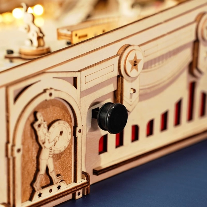 Robotic 3D Wooden Puzzle Pinball Machine