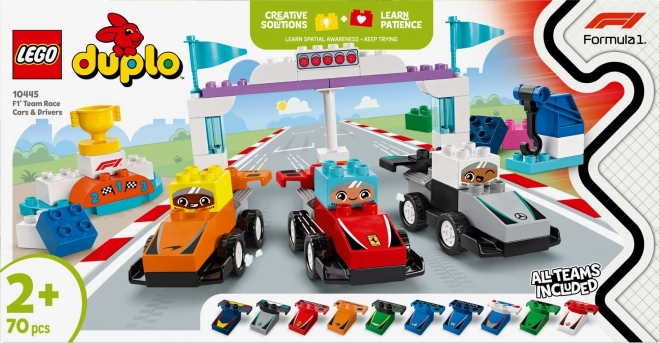 Duplo Formula 1 Cars & Drivers Set