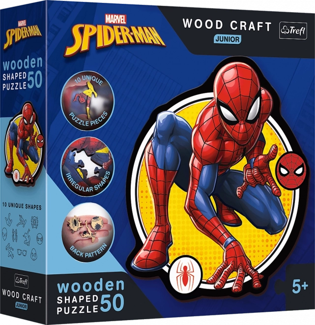 Trefl Wood Craft Junior Puzzle Spiderman Power